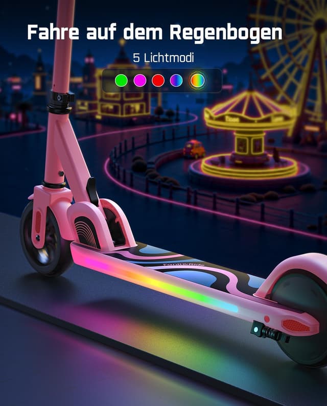 Detalle 2 de FanttikRide C9 Pro Kinder-Elektroroller 8 km Reichweite