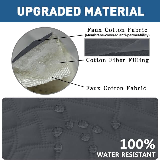 Thumbnail 3 de Ystyle Funda para sillón relax eléctrico 1 plaza gris oscuro