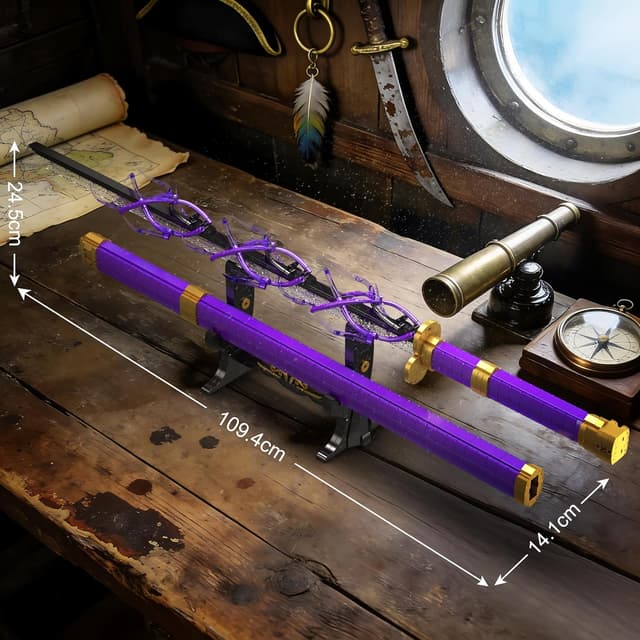 Thumbnail 5 de Mould King 10260 Samurai-Schwert-Baustein-Modell