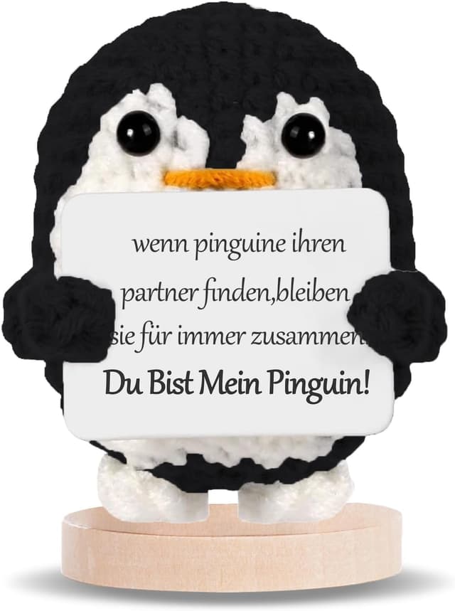 Detalle de BOAITE Ich Liebe Dich Pinguin Geschenk