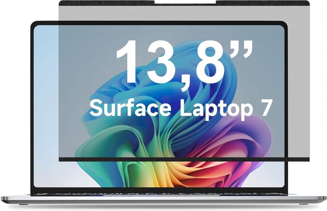 Detalle de STARY Magnetischer Blickschutz für Surface Laptop 13,8 Zoll (Surface Laptop 7, 2036/2107) – abnehmbar & Anti-Glare