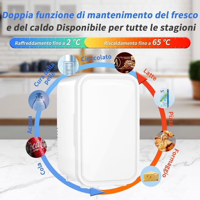 Detalle de YASHE Mini Frigorifero 6 litri