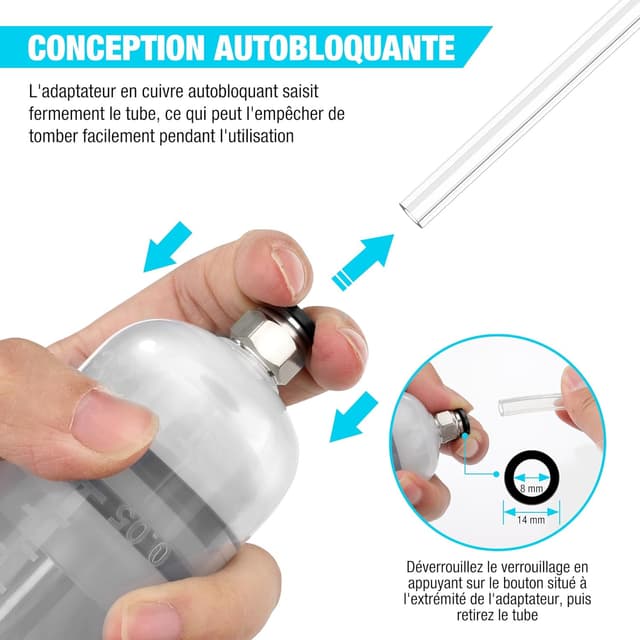 Thumbnail 4 de DURATECH Seringue à huile 200 mL — pompe manuelle 🛠