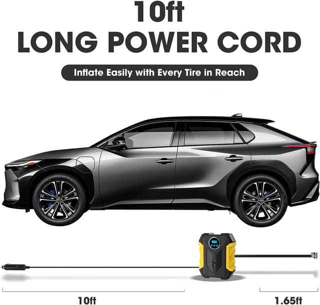 Thumbnail 4 de Digital Air Compressor Portable Tire Inflator 12V