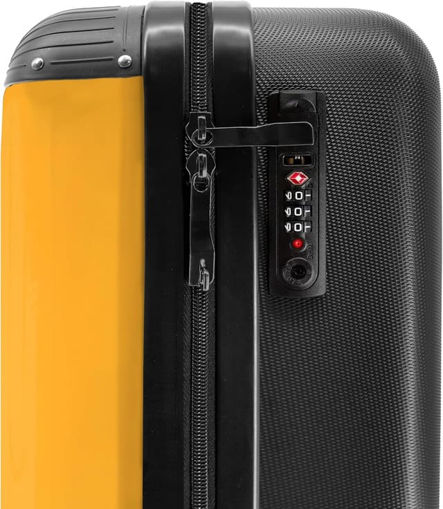 Detalle de NoBoringSuitcases.com Trolley Bambini per Bagaglio a Mano 55x40x20 cm (Pastore tedesco - Arancione)