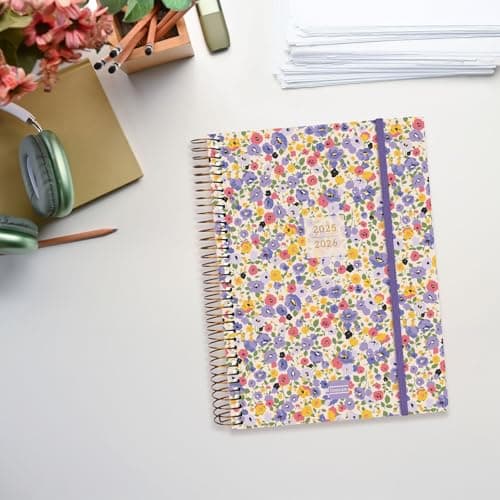 Detalle de Finocam Agenda Espiral 18 meses 2025‑2026, 2 días/pág