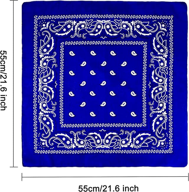 Thumbnail 3 de ISIYINER Paisley Bandanas 12-pack neck scarves 🎀