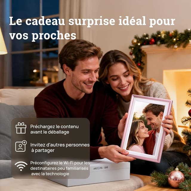 Detalle 2 de ARZOPA D10 cadre photo numérique 10,1"