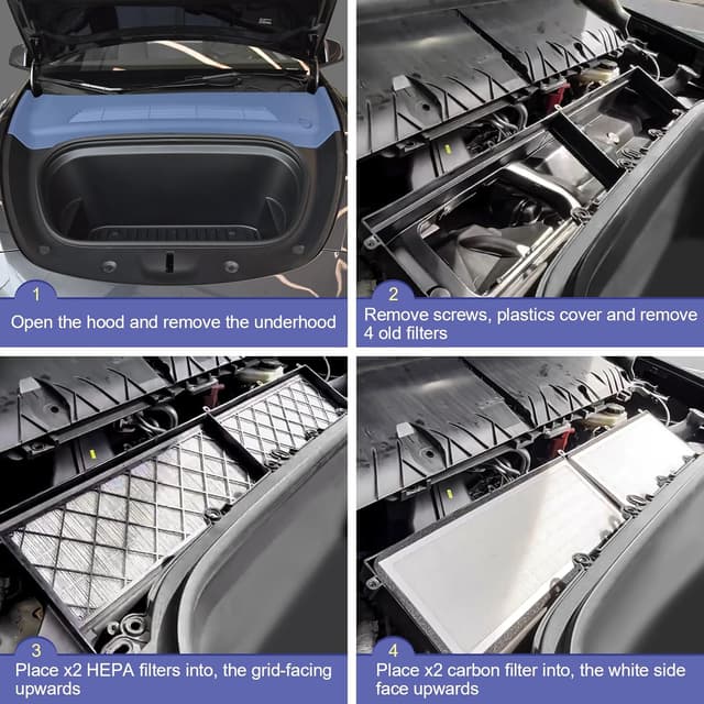 Thumbnail 5 de Tesla Model Y Cabin Air Filter HEPA
