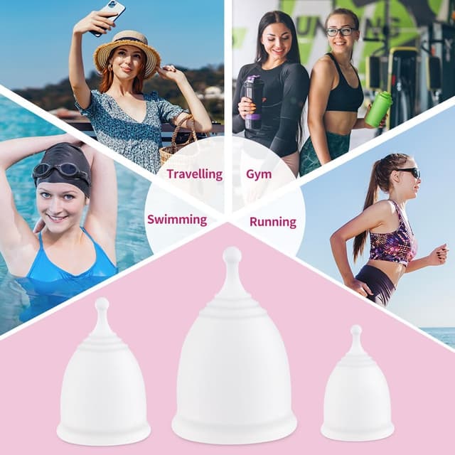 Thumbnail 6 de ACWOO Coppetta Mestruale 3 pezzi