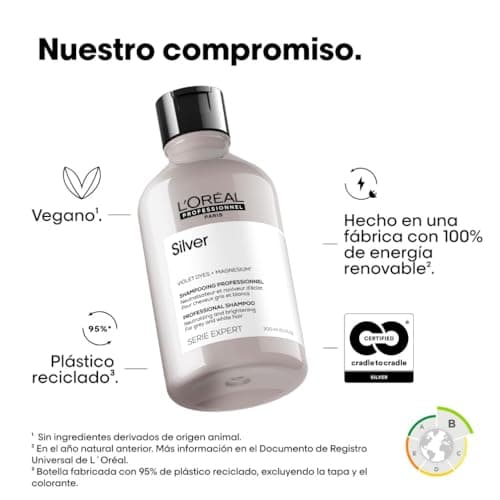 Thumbnail 5 de L'Oréal Professionnel Champú Silver para Pelo Rubio, 500 ml