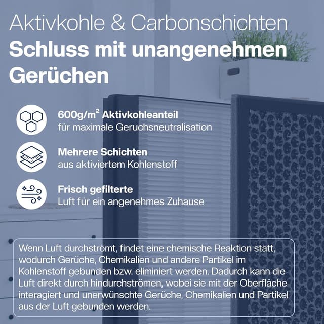 Thumbnail 3 de Philips AC2882/AC2887 Filter-Set 2er (HEPA+Aktivkohle)