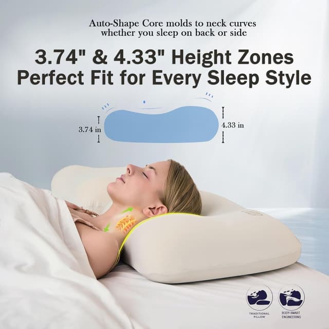 Thumbnail 6 de HighBeds Side Sleeper Pillow 50D
