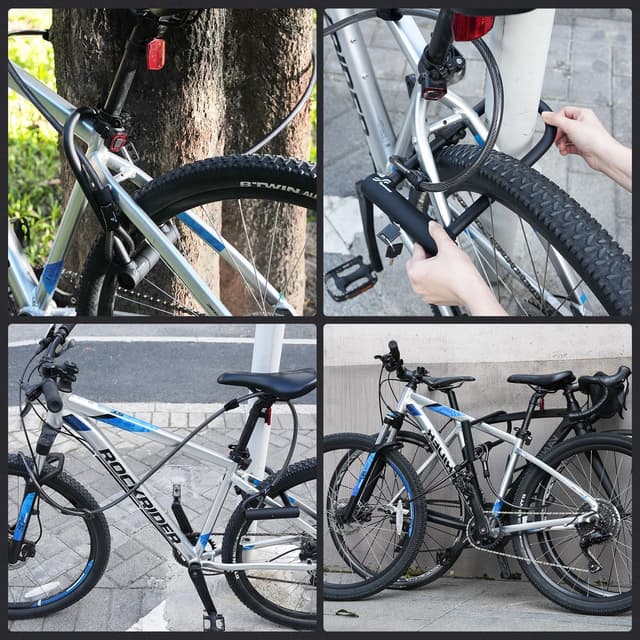 Detalle 2 de Sportneer Bike Lock 18mm Heavy Duty U-Lock