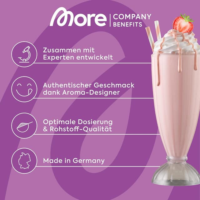 Thumbnail 4 de MORE Protein Trinkschokolade 600 g Proteinpulver 🍫