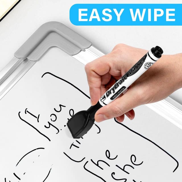 Detalle de Autoau Whiteboard-Marker Set (12 Farben) – magnetisch, abwischbar, mit Radiergummi