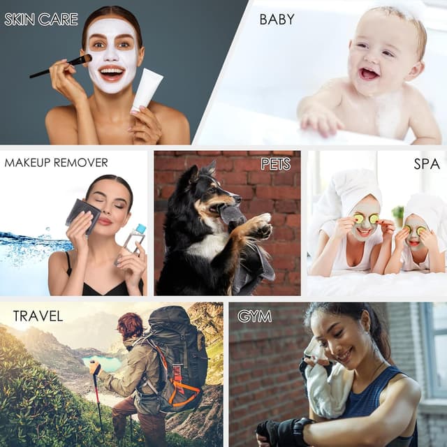 Thumbnail 5 de JEFFSUN Wash Cloths 6 Pack