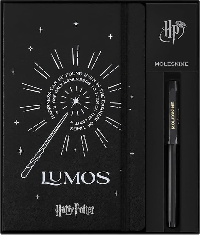 Imagen de Moleskine Wizarding World Giftbox 🧙‍♂️ con BolĂgrafo y Cuaderno Grande en OfertitasTOP