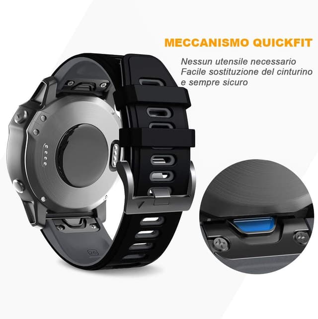 Detalle de NotoCity Cinturino per Garmin Fenix 26mm