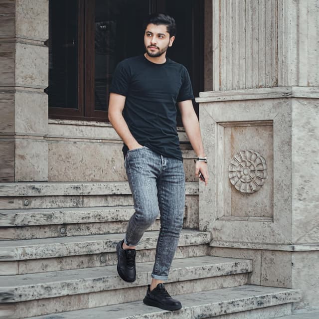 Detalle de FitVille Extra Weit Freizeitschuhe Herren – superweiche vegane Leder-Sneaker für Business & Alltag