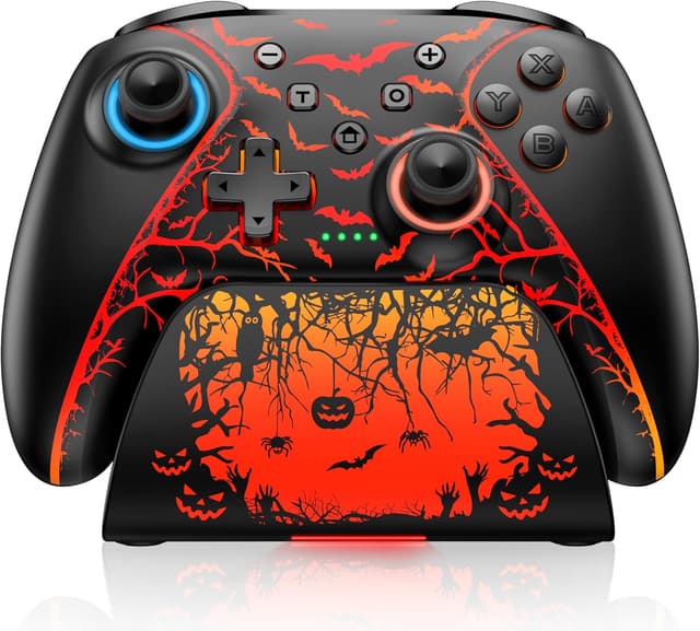 Detalle de Fanxieast Stylish Wireless Bluetooth Switch 2 controller 1000mAh