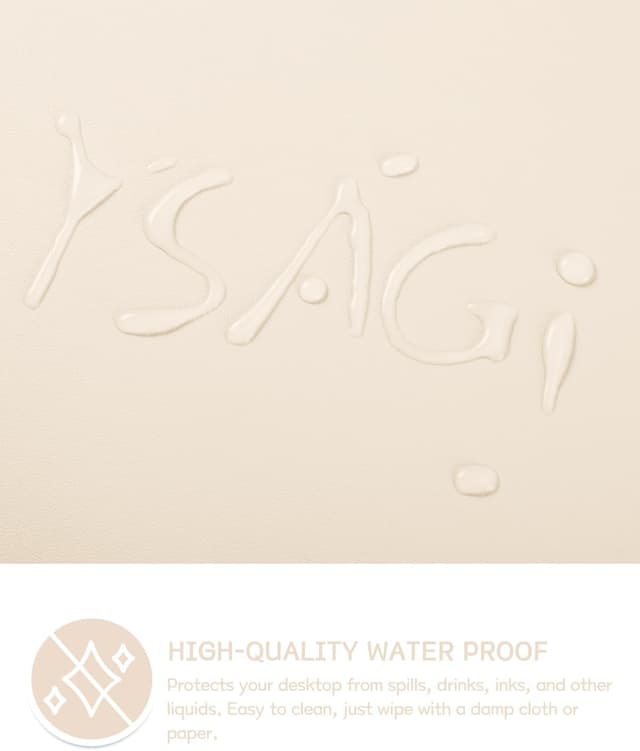 Thumbnail 2 de YSAGi Schreibtischunterlage 80x40 cm mit Leder 🖱