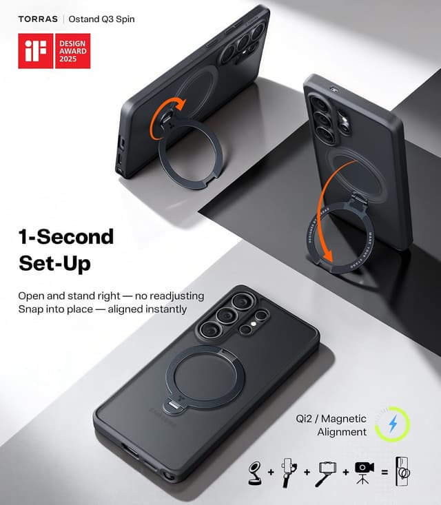 Detalle 2 de TORRAS Q3 Spin Case Galaxy S26 Ultra