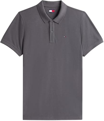 Thumbnail 4 de Tommy Jeans TJM Slim Placket Polo M gris lavado M