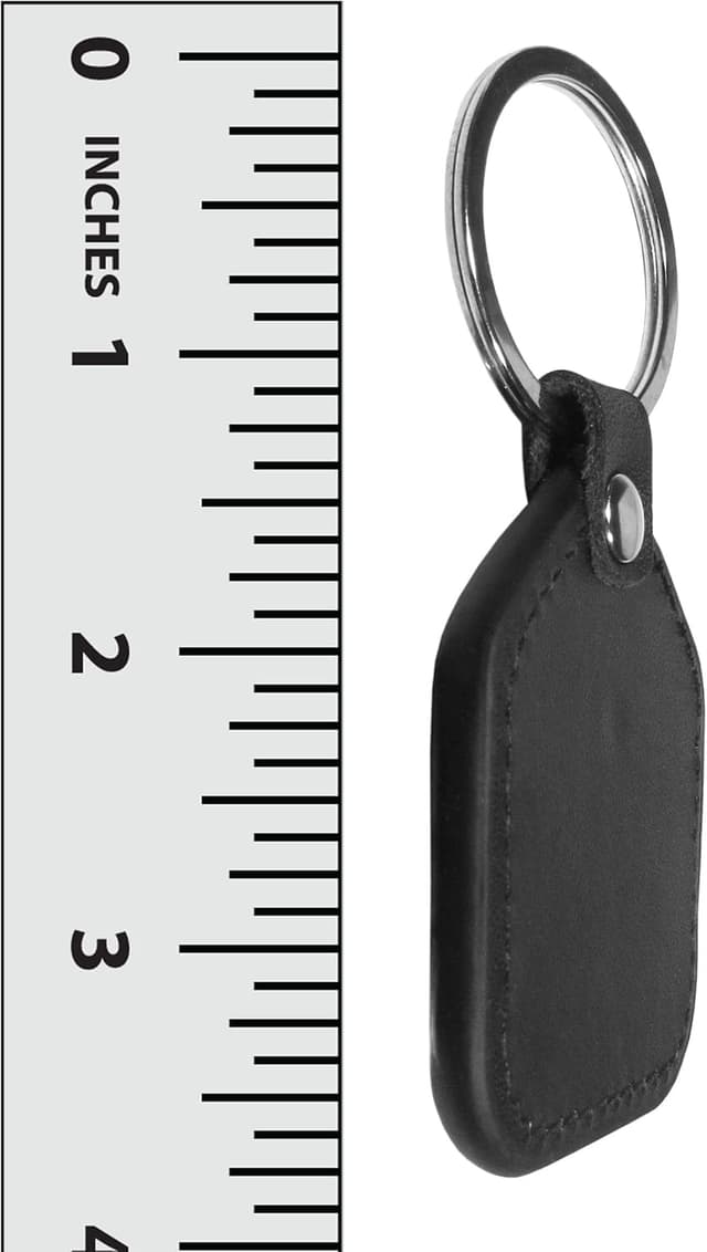 Detalle de Siskiyou Sports NFL Leather Square Key Chain with Baltimore Ravens Logo (Unisex)