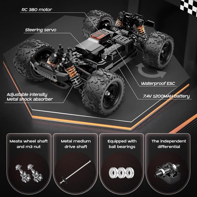 Thumbnail 5 de YESHIN Voiture RC Rapide 1:18