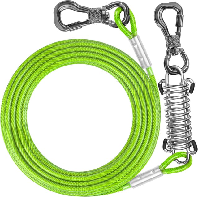 Thumbnail 6 de Tresbro 120FT Dog Tie Out Cable with Spring