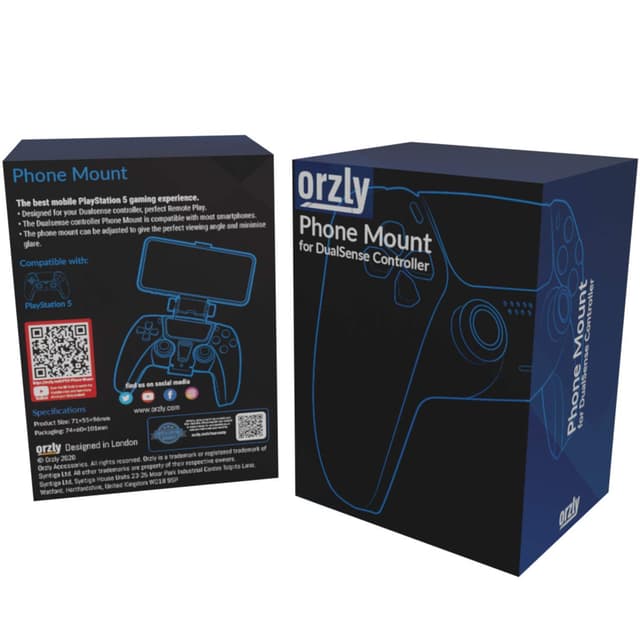 Thumbnail 1 de Orzly Mobile Gaming Clip für PS5 DualSense: verstellbarer Smartphone-Aussteller mit Klemme