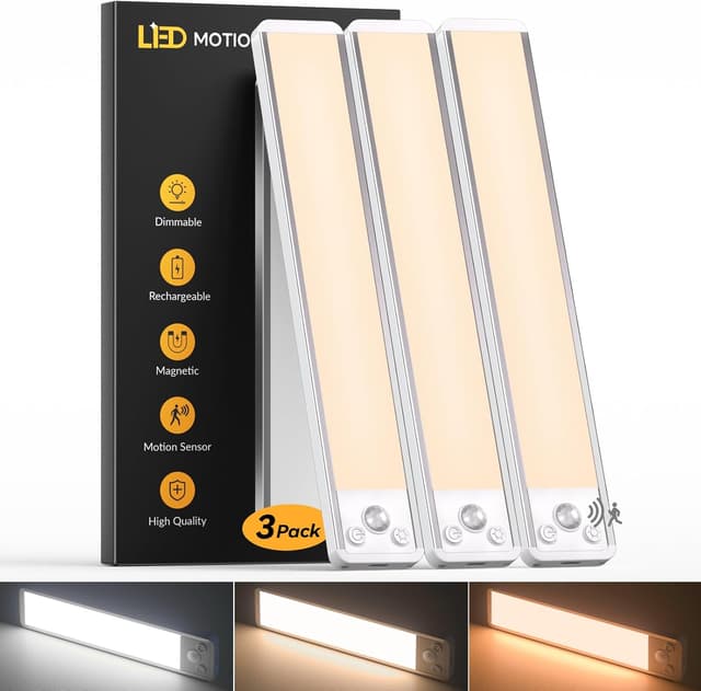 Detalle de LED Schrankbeleuchtung 3-Farben 25 cm Akku