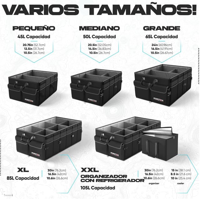 Thumbnail 2 de Fortem Organizador Maletero Coche 50L