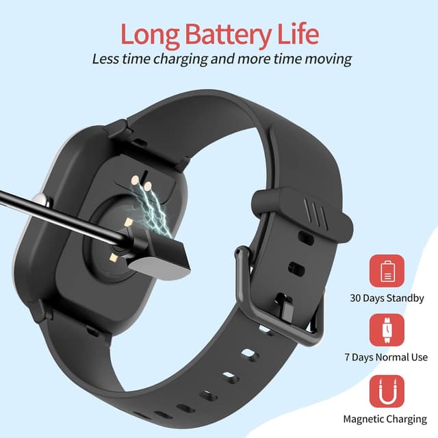 Detalle de HENGTO Fitness Tracker Attività Bambini IP68 smartwatch con monitor frequenza cardiaca e sonno (6-16 anni)