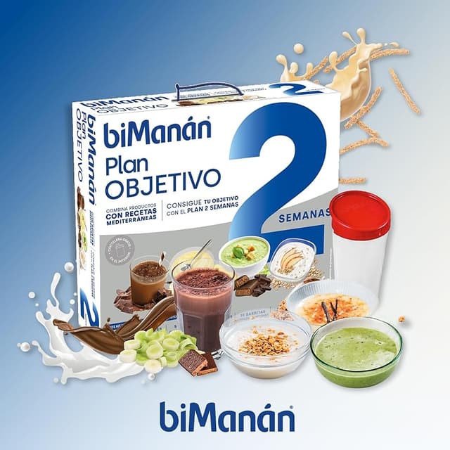 Imagen de biManán Plan Objetivo 2 Semanas 🥤 Batidos y Barritas para Pérdida en OfertitasTOP