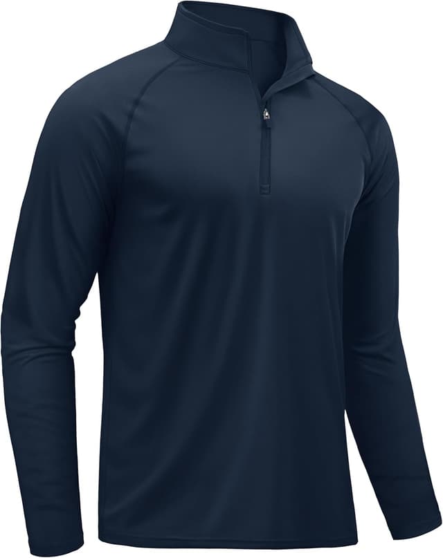 Detalle de TACVASEN 1/4 zip UPF 50+ running top