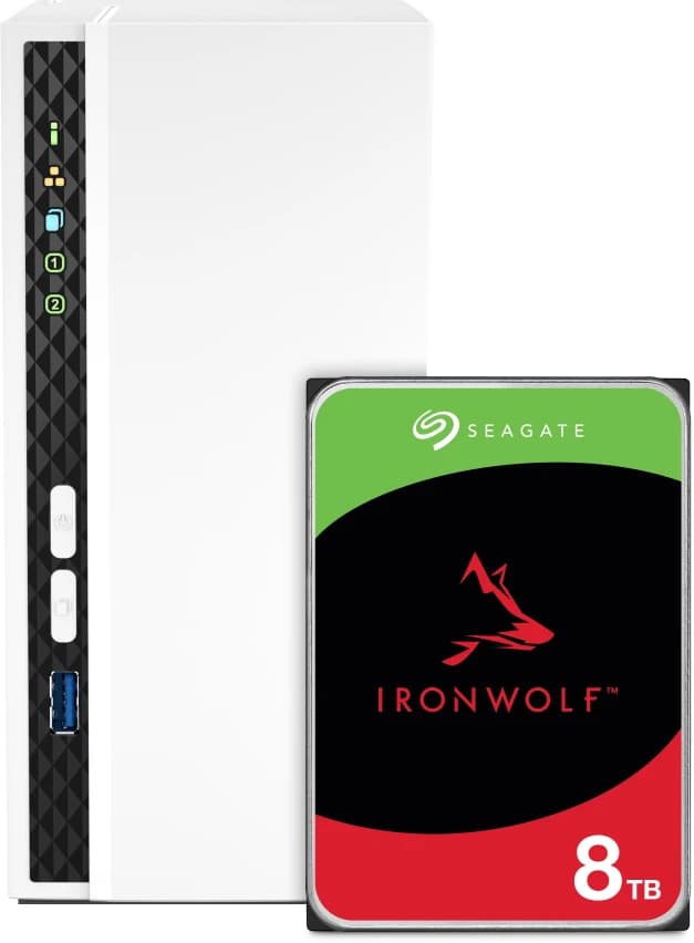 Thumbnail 10 de QNAP TS‑233 mit Seagate Ironwolf 8 TB