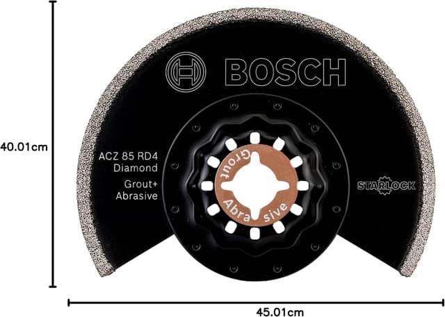 Detalle 1 de Lama segmentata diamantata Bosch Starlock ACZ 85 RD4 per multifunzione oscillanti