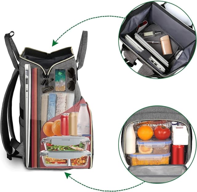 Thumbnail 1 de MATEIN Mochila para Almuerzo y Laptop 17"