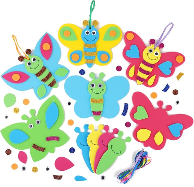 Imagen de FYOJAIC Schmetterlinge Bastelset 12-teilig en OfertitasTOP
