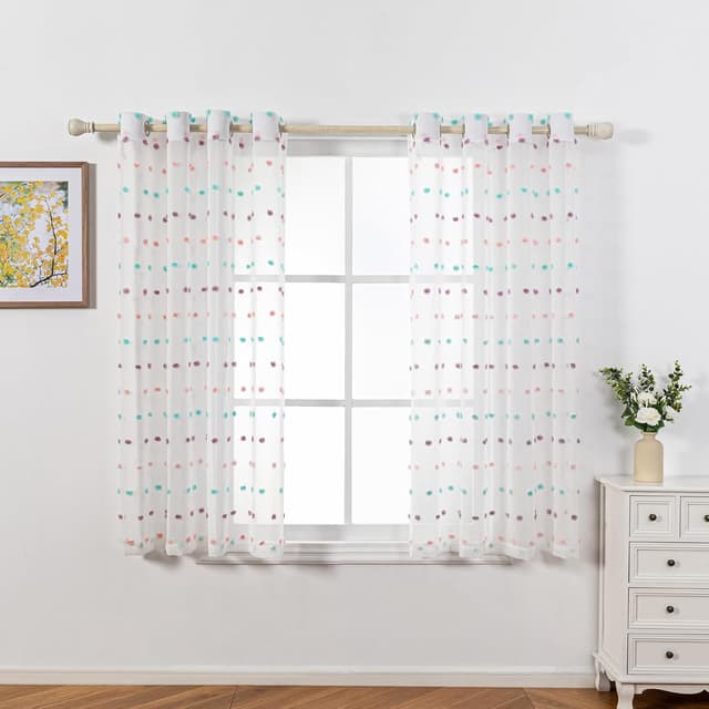 Detalle 2 de MYSKY HOME Gardine Regenbogen, 160Ă140 cm đȘ