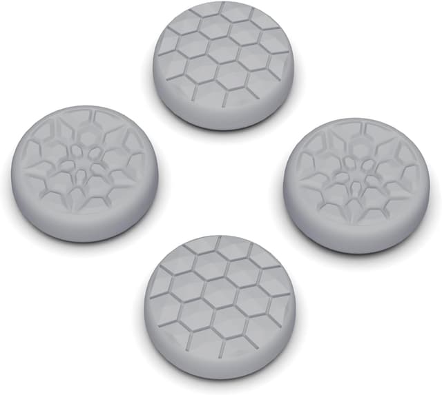 Detalle de playvital Thumb Grip Caps for Steam Deck LCD & OLED and PS Portal remote play controllers (diamond grain & crack bomb design)