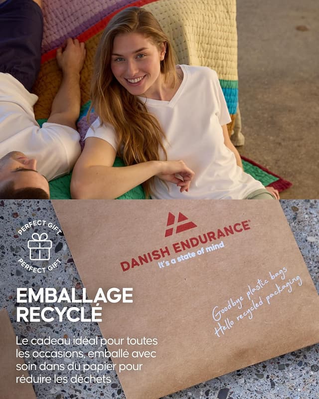 Thumbnail 4 de DANISH ENDURANCE T-Shirts Femme Lot de 2