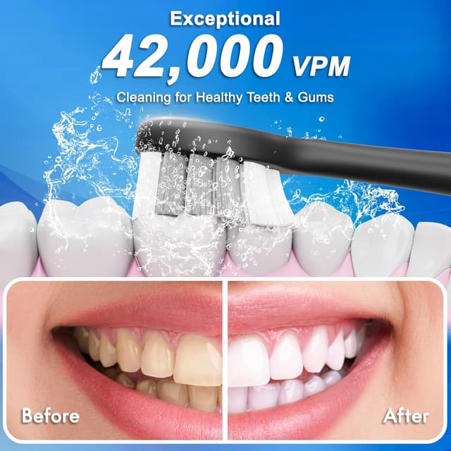 Detalle 2 de Sonic Toothbrush with 42,000 VPM ⚡