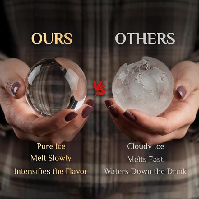 Thumbnail 1 de Clear Ice Cube Maker 2.5" Stainless Steel