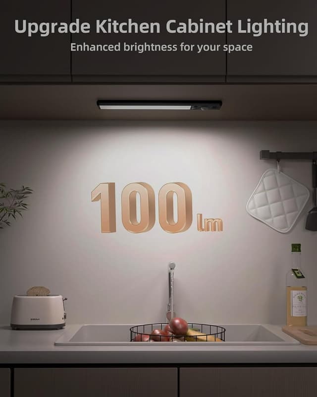 Detalle de EZVALO motion sensor kitchen lights 2 pack