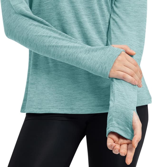 Detalle 2 de TBMPOY Women’s UPF 50+ Sun Protection Hoodie Long Sleeve (Lightweight)