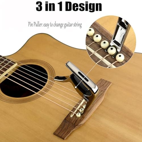 Thumbnail 4 de JUSTPRO Guitar Capo 3-in-1 for Guitars 🎸