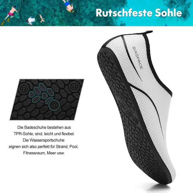 Thumbnail 3 de Sixspace Badeschuhe Wasserschuhe Gr.34-47